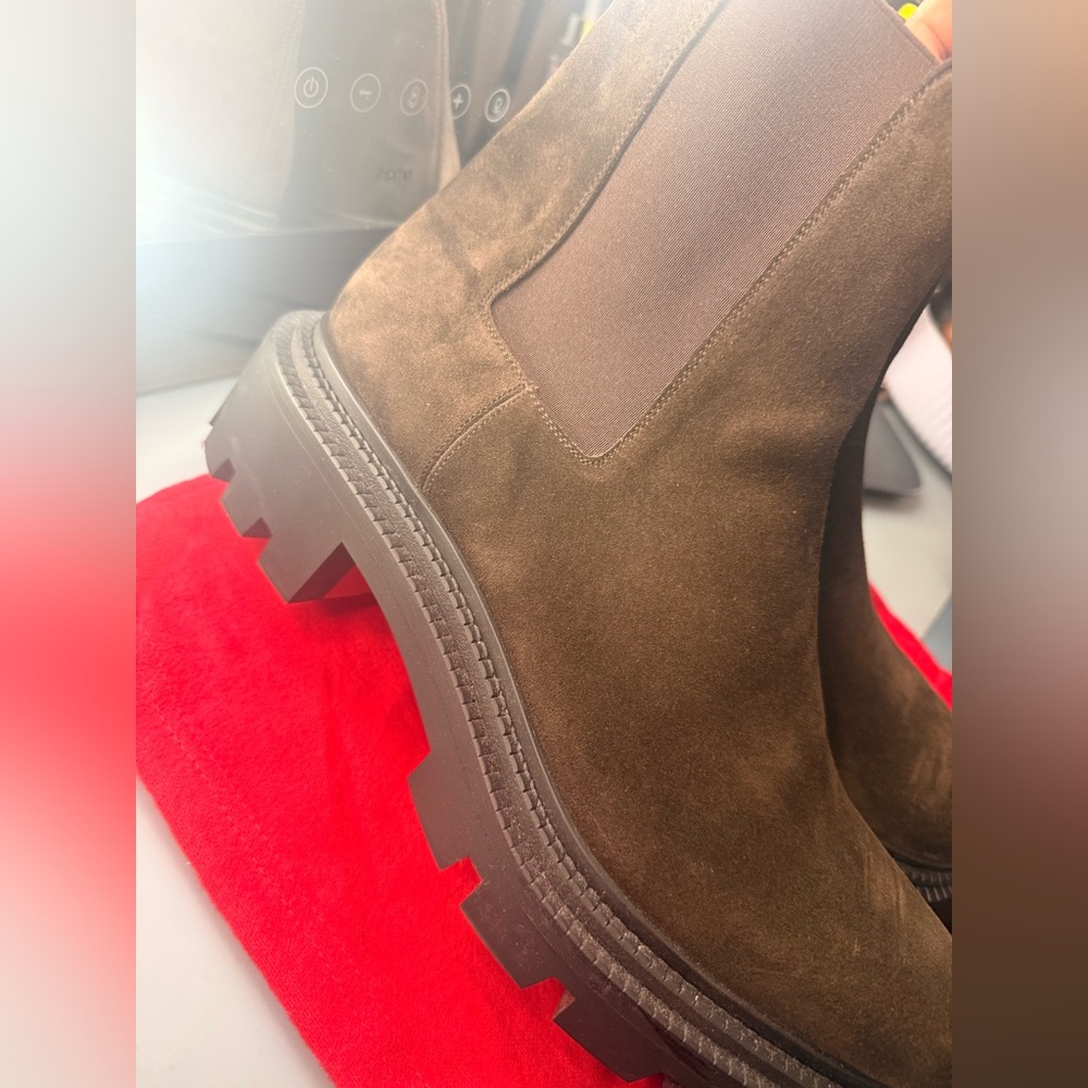 Sold* Christian Louboutin Chelsea lug boots